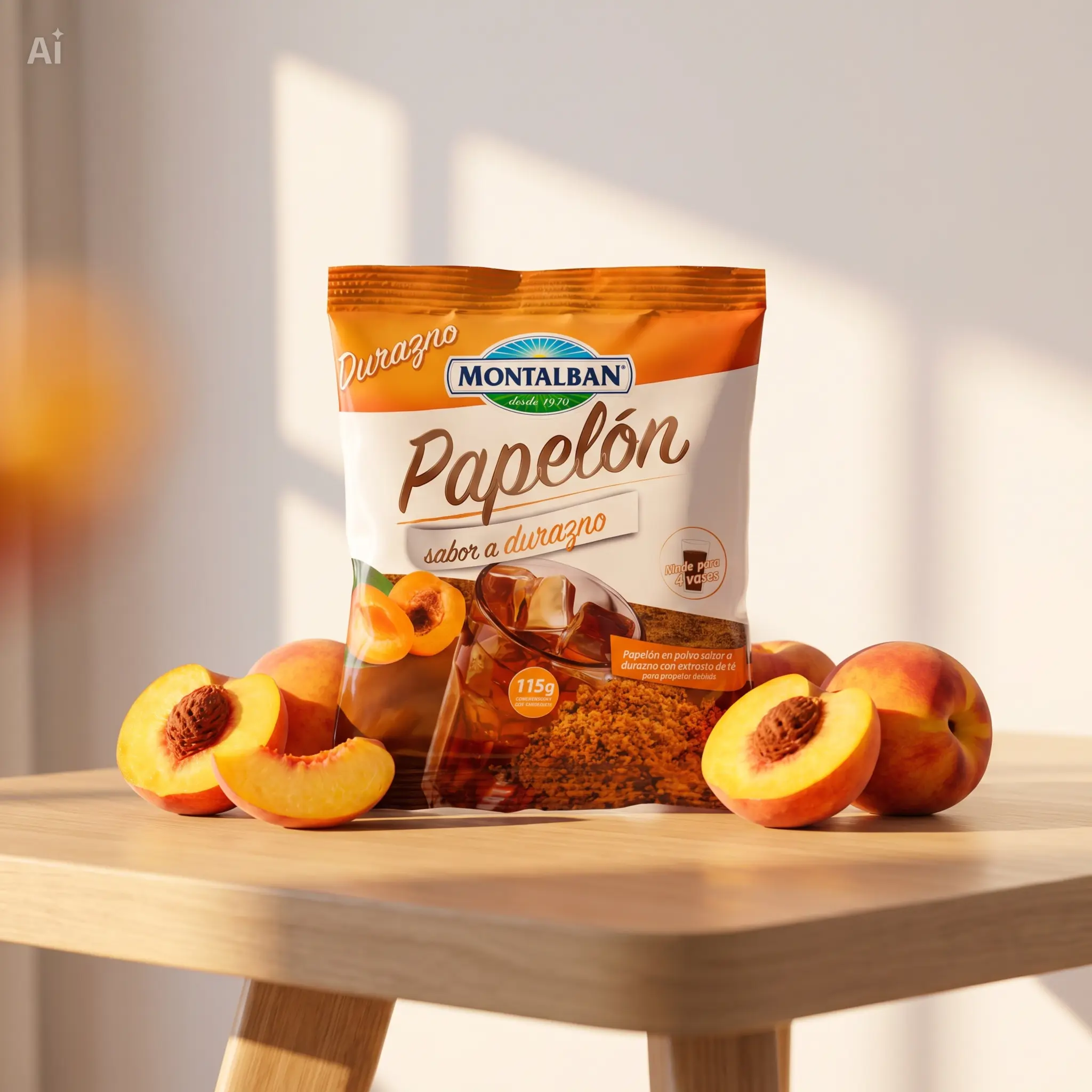 Producto Papelón con Durazno