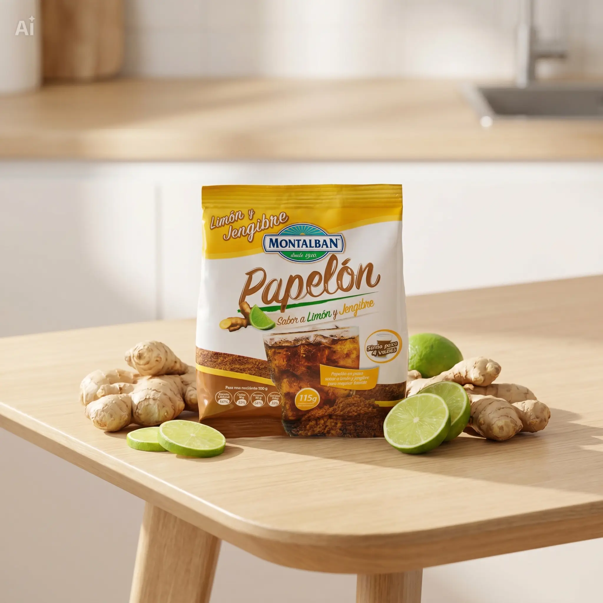 Producto Papelón Limón y Jengibre